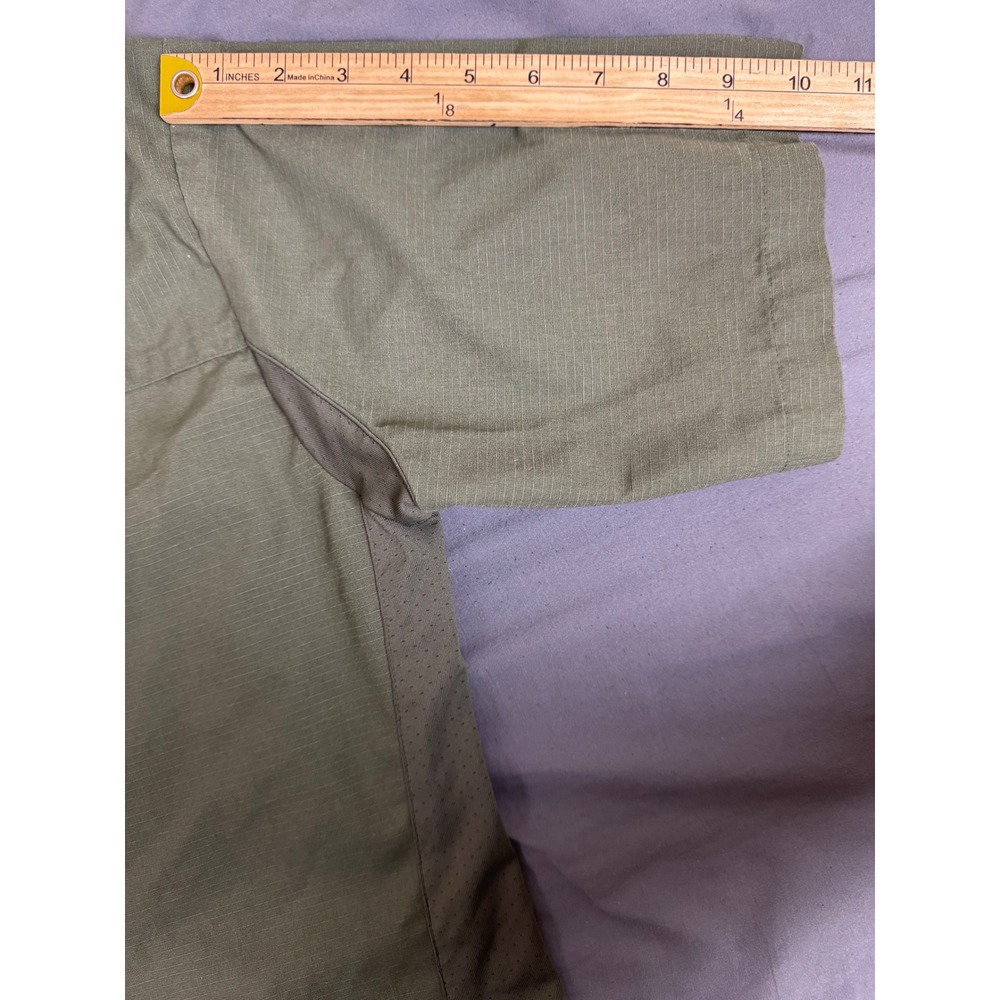 Vertx Mens Tactical Ripstop Short Sleeve Shirt Olive Green Vented Large‎ - Picture 6 of 15